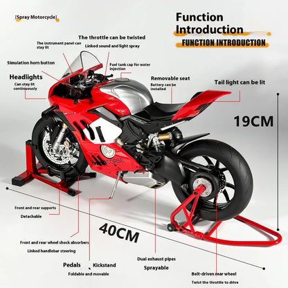 Ducati V4S Key Smoke 1:6 Diecast Alloy Model Bike