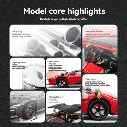 Ferrari Daytona SP3 1:24 Diecast Scale Model Car