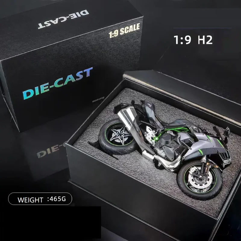 Kawasaki Ninja H2R Smoke 1:9 Diecast Alloy Model Bike