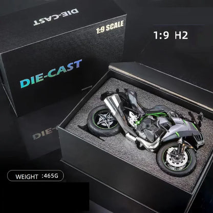 Kawasaki Ninja H2R Smoke 1:9 Diecast Alloy Model Bike