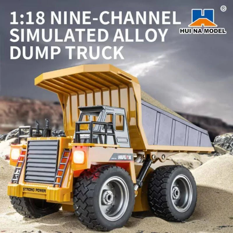 Huina 1533 Scale RC Dump Truck – 1:18 Tipper Construction