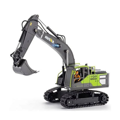 Huina 1661 1:18 Die-Cast Metal RC Excavator