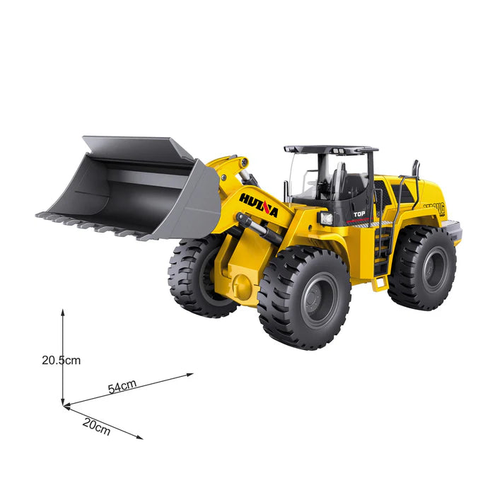 Huina 1583 1:14 RC Metal Wheel loader Bulldozer